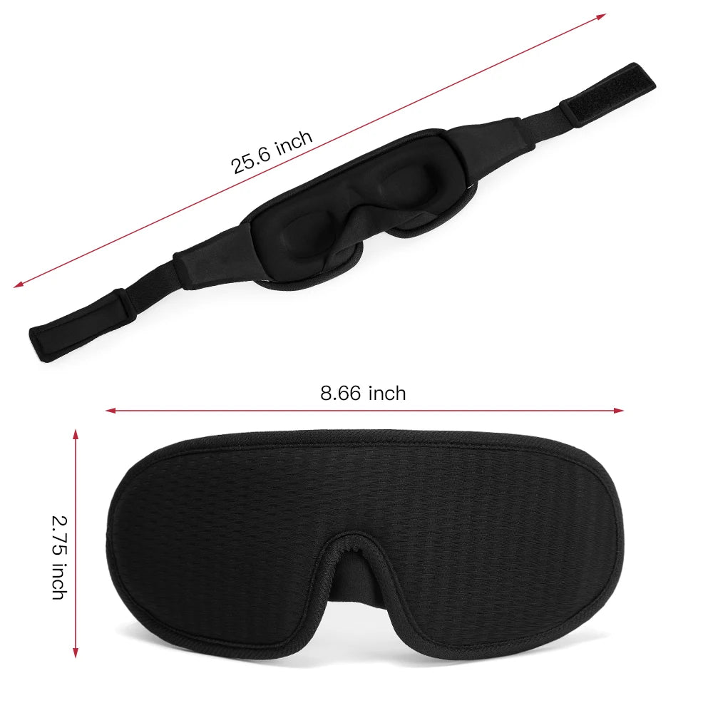 Masque de sommeil 3D – Repos total et obscurité complète pendant vos pauses