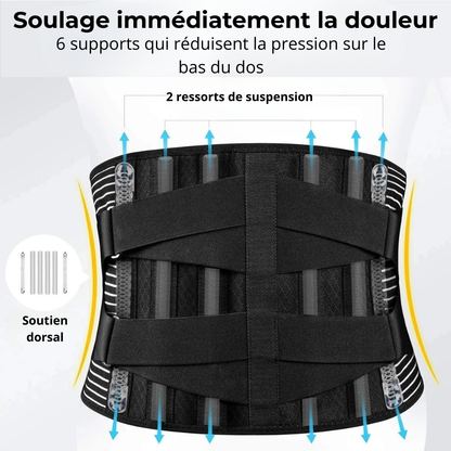 Ceinture lombaire voiture – Soutien du bas du dos pour les longues heures de conduite