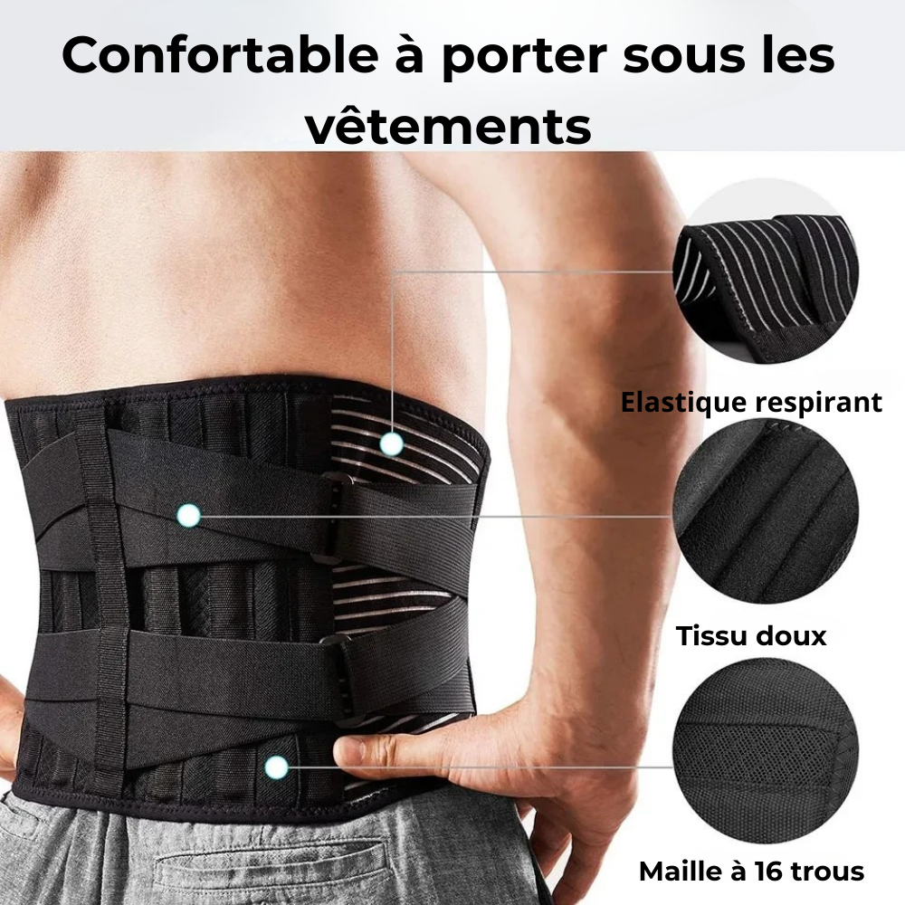 Ceinture lombaire voiture – Soutien du bas du dos pour les longues heures de conduite