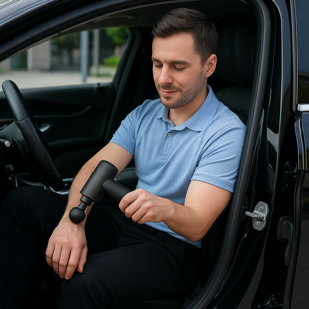 Mini pistolet de massage – Soulage les tensions après la conduite