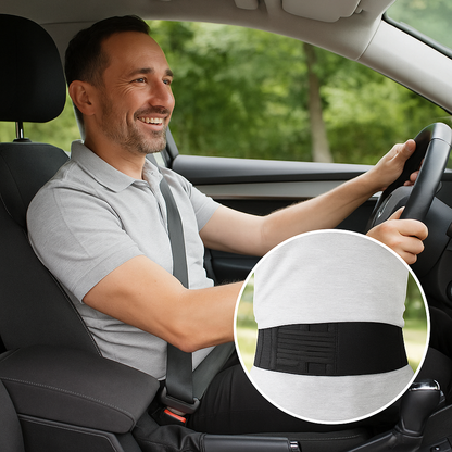 Ceinture lombaire voiture – Soutien du bas du dos pour les longues heures de conduite