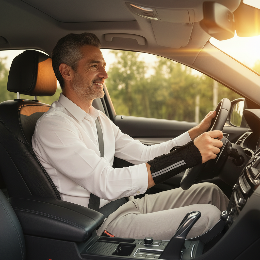 Attelle poignet - Soutien anti-fatigue pour chauffeurs