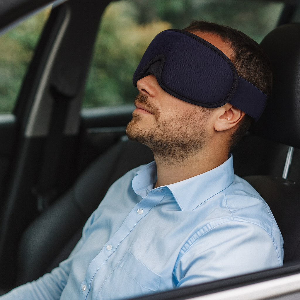 Masque de sommeil 3D – Repos total et obscurité complète pendant vos pauses