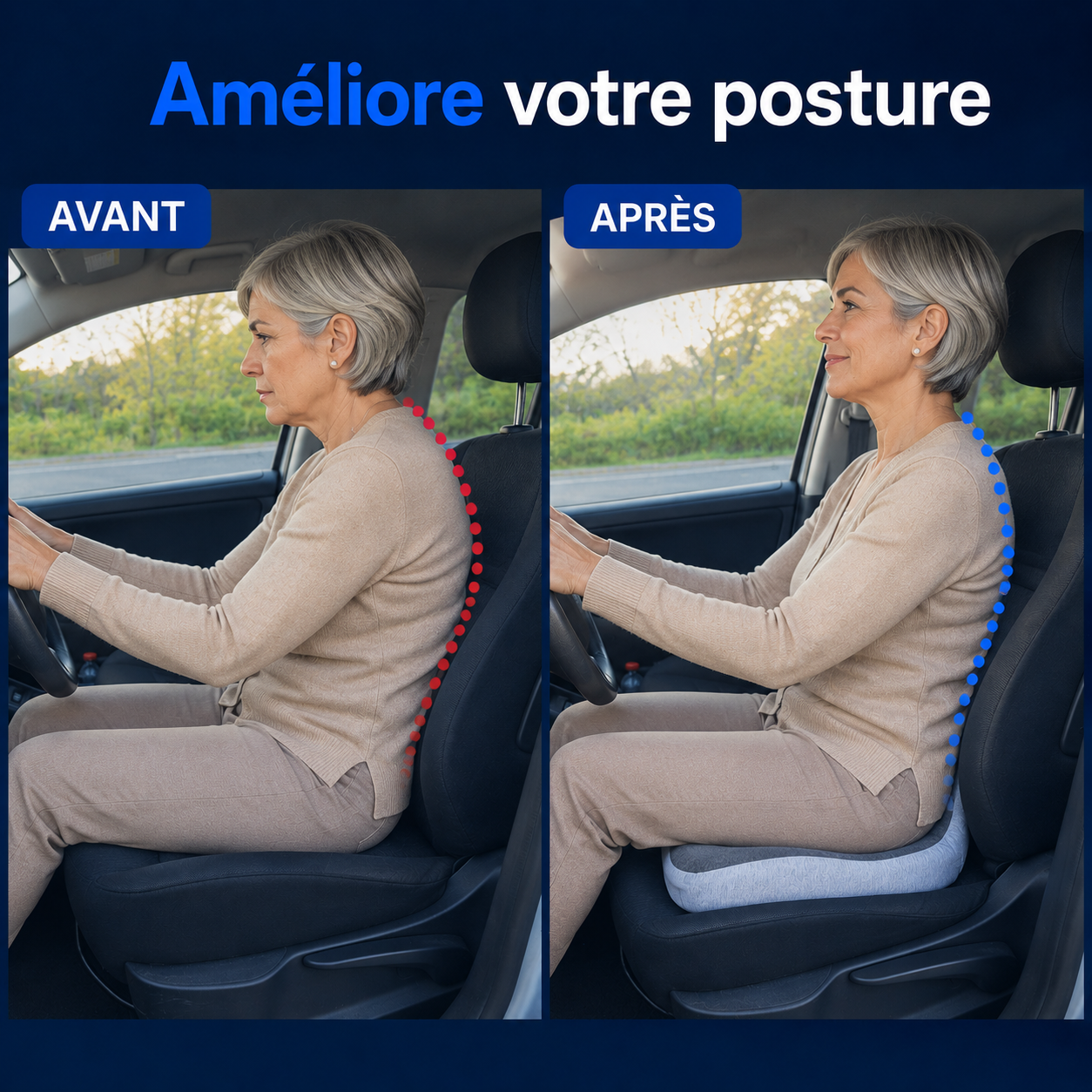 DriveConfort - Coussin voiture