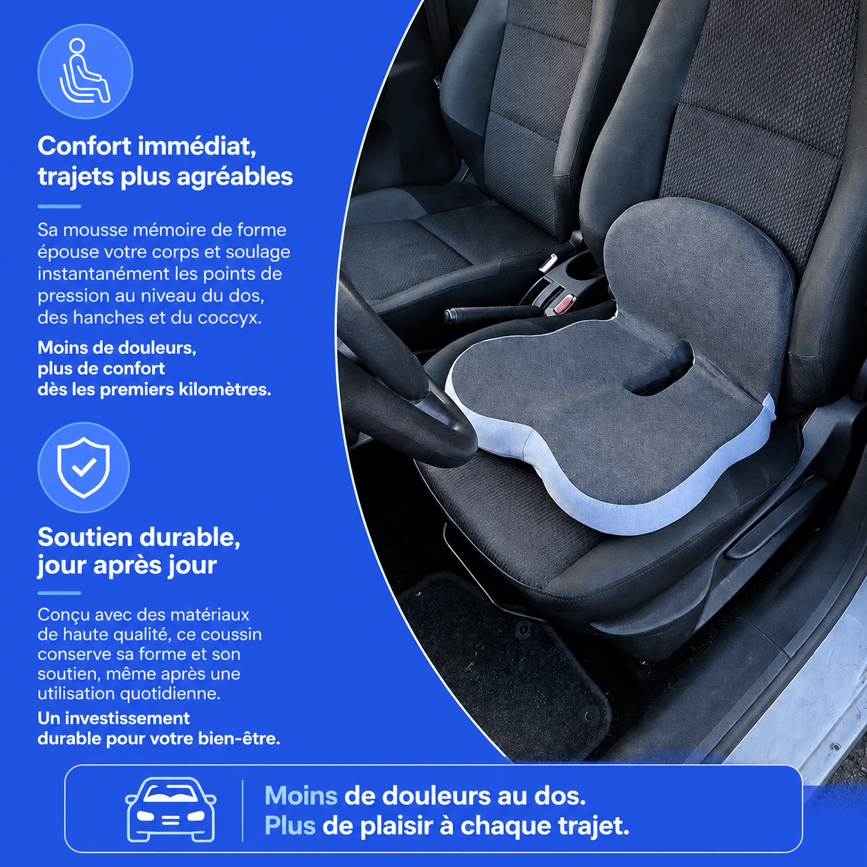 DriveConfort - Coussin voiture