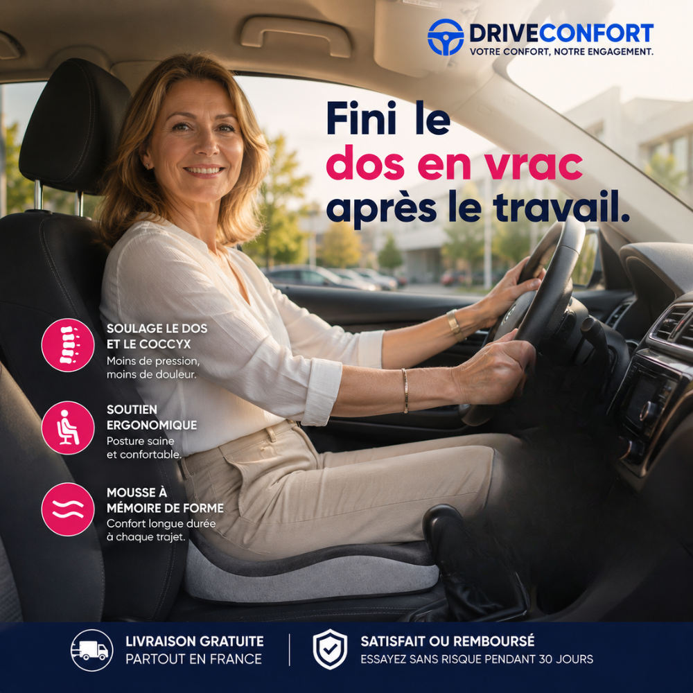 DriveConfort - Coussin voiture