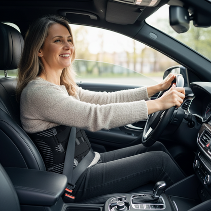 Ceinture lombaire voiture – Soutien du bas du dos pour les longues heures de conduite